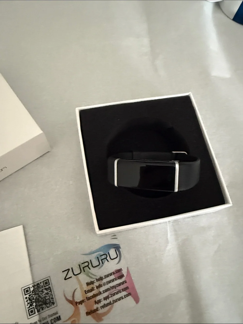 Black Smart Wristband - Activity & Notification Tracker